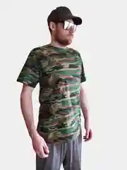 Зелёный хаки футболка "Камуфляж" мужская