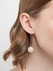 Жемчужные серьги длинные