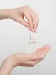 Жемчужные серьги длинные