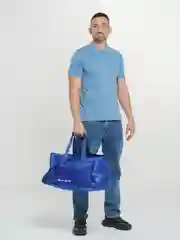 Сумка спортивная, синяя