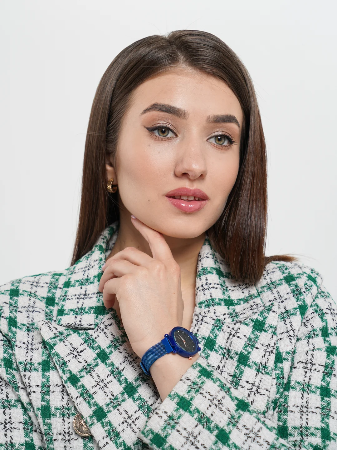 Синий женские наручные часы Overgift