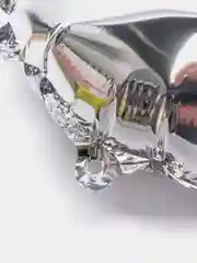 Серебряный воздушный шар "Цифра 3" 40 см, серебряный