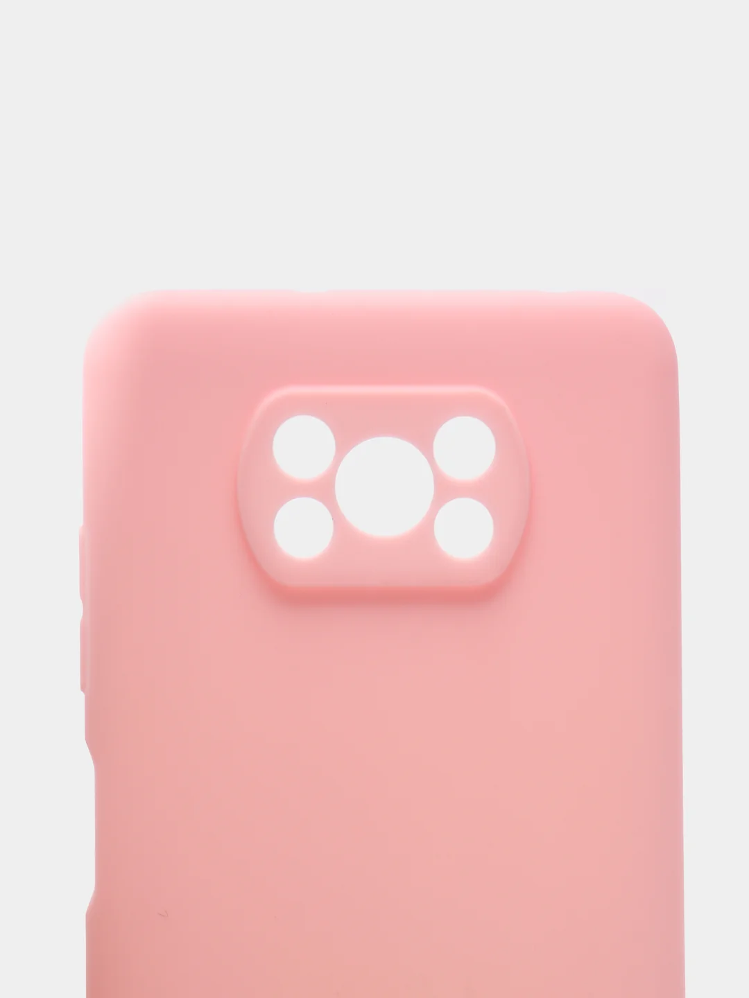 Розовый чехол Xiaomi Poco X3 NFC / Poco X3 Pro, силиконовый