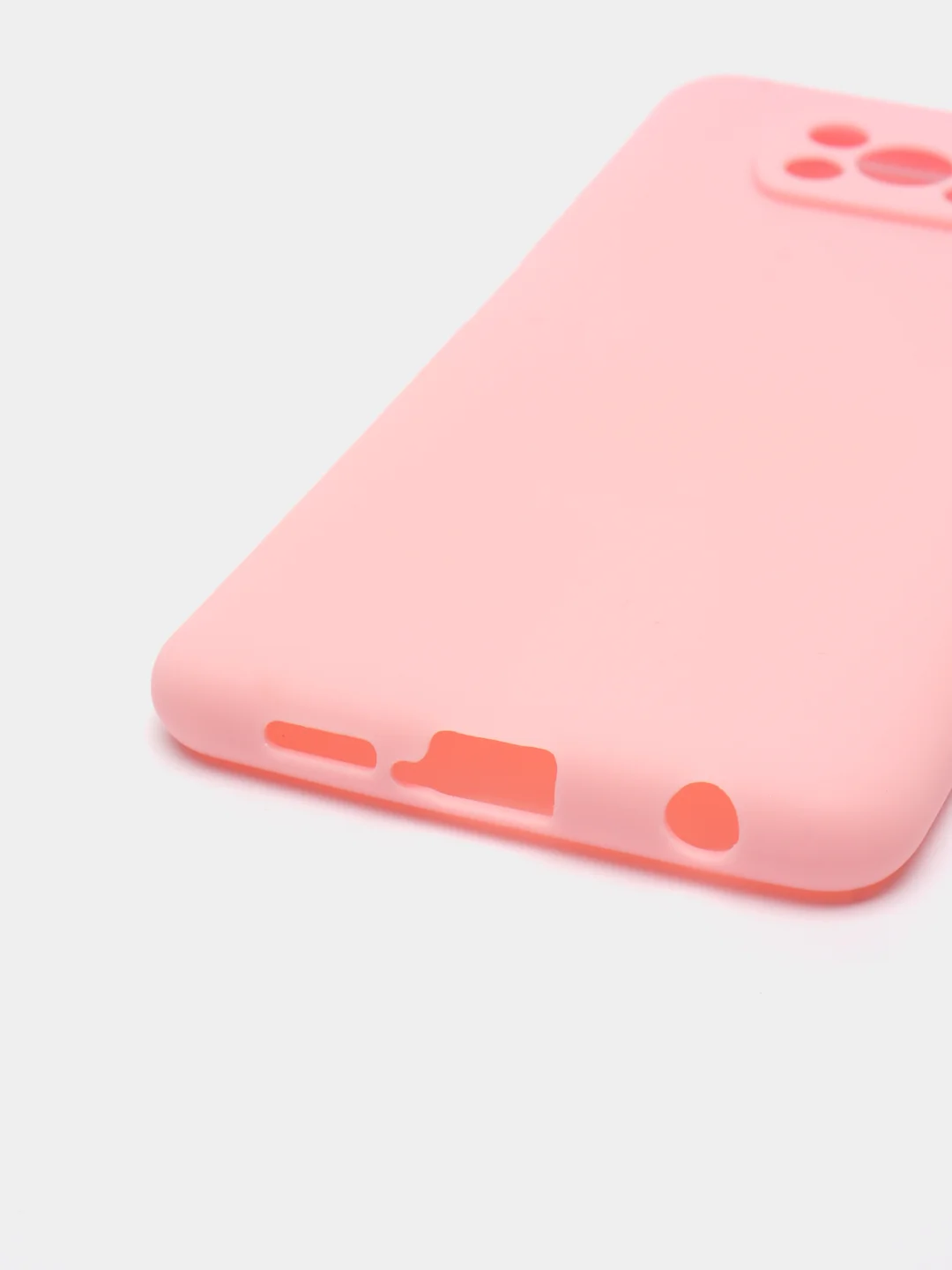Розовый чехол Xiaomi Poco X3 NFC / Poco X3 Pro, силиконовый