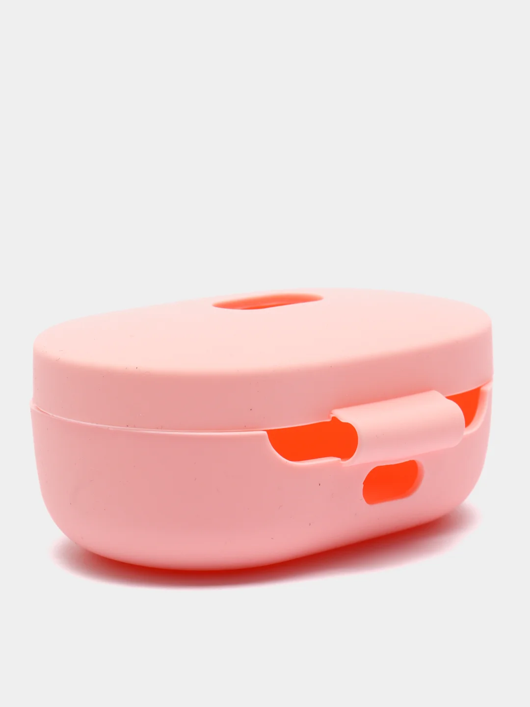 Розовый чехол для наушников Xiaomi Redmi Airdots / Airdots S / Airdots 2 силиконовый аирдотс
