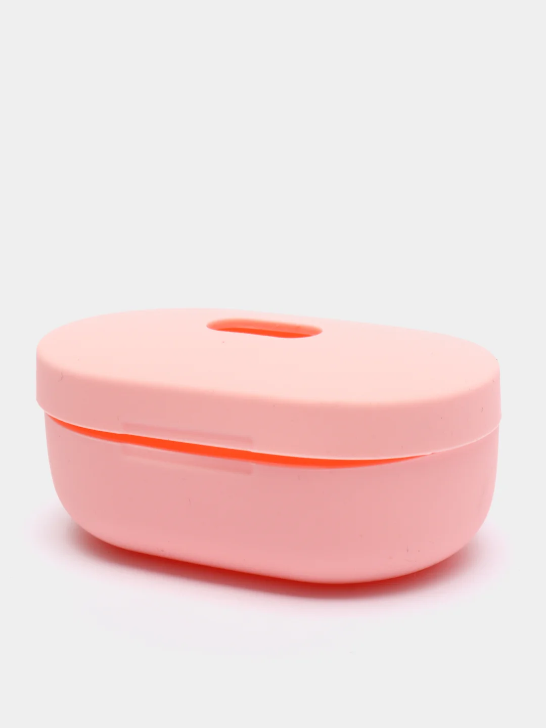 Розовый чехол для наушников Xiaomi Redmi Airdots / Airdots S / Airdots 2 силиконовый аирдотс