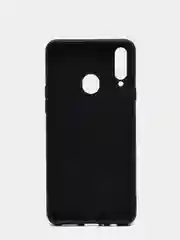 Черный чехол Samsung Galaxy A20s, Самсунг Галакси А20с силиконовый цветной матовый