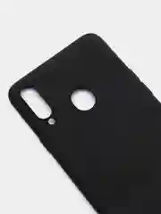 Черный чехол Samsung Galaxy A20s, Самсунг Галакси А20с силиконовый цветной матовый