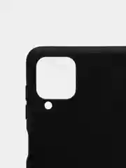 Черный чехол Samsung A12 / M12 / A22 / M32 / M22 / A32 силиконовый с защитой камеры