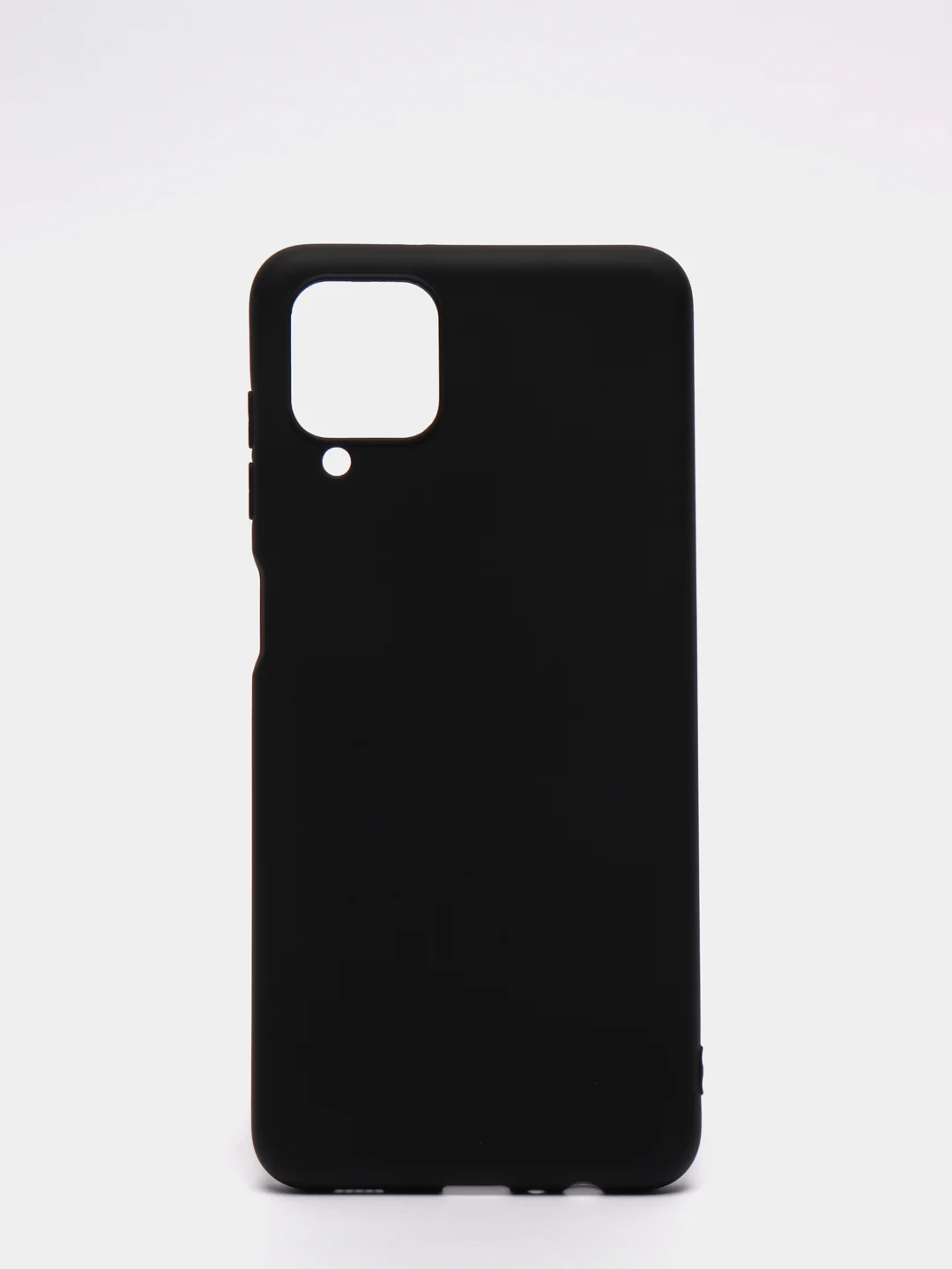 Черный чехол Samsung A12 / M12 / A22 / M32 / M22 / A32 силиконовый с защитой камеры