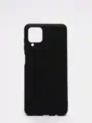 Черный чехол Samsung A12 / M12 / A22 / M32 / M22 / A32 силиконовый с защитой камеры