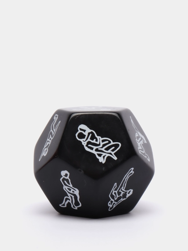 Игральный кубик 12-гранный для эротических игр