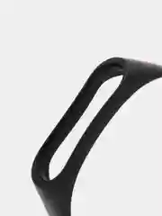 Черный силиконовый ремешок для фитнес-браслетов Xiaomi Mi Band 3/4