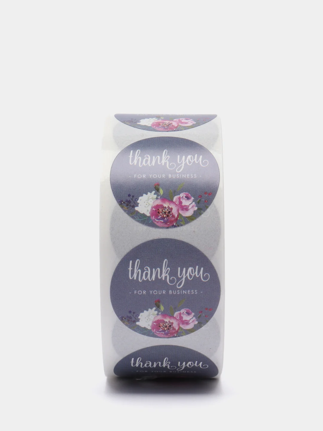 Наклейки " Thank you " на ленте 500шт