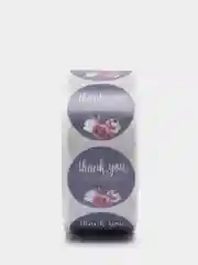 Наклейки " Thank you " на ленте 500шт
