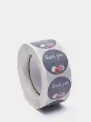 Наклейки " Thank you " на ленте 500шт