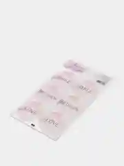 Розовый наклейки для ежедневника