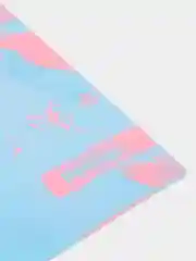 Коралловый папка-конверт для документов / бумаг на кнопке "Haze" A4 с рисунком, глиттер-эффект