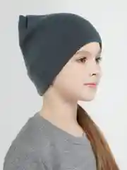 Угольный шапка  для девочек с ушками на весну MEOW