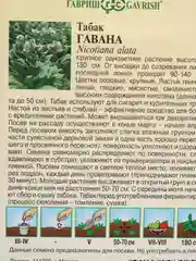 Семена Табак курительный "Гавана"