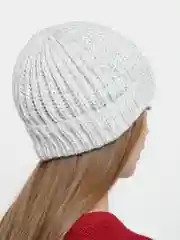 Серый шапка для девочек КАМУШЕК