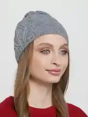 Серый шапка женская Varna тонкая