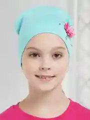 Мятный легкая трикотажная шапка ЛАВАНДА