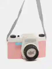 Детский фотоаппарат-игрушка с картинками животных (розовый)