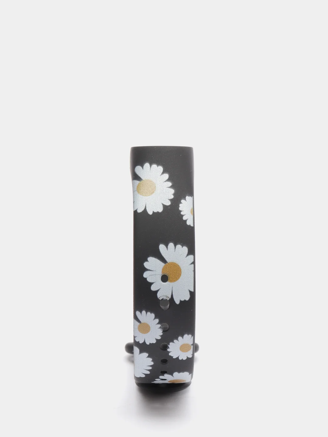 Серый силиконовый ремешок с принтом для Xiaomi Mi Band 7 / 3 / 4 / 5 / 6