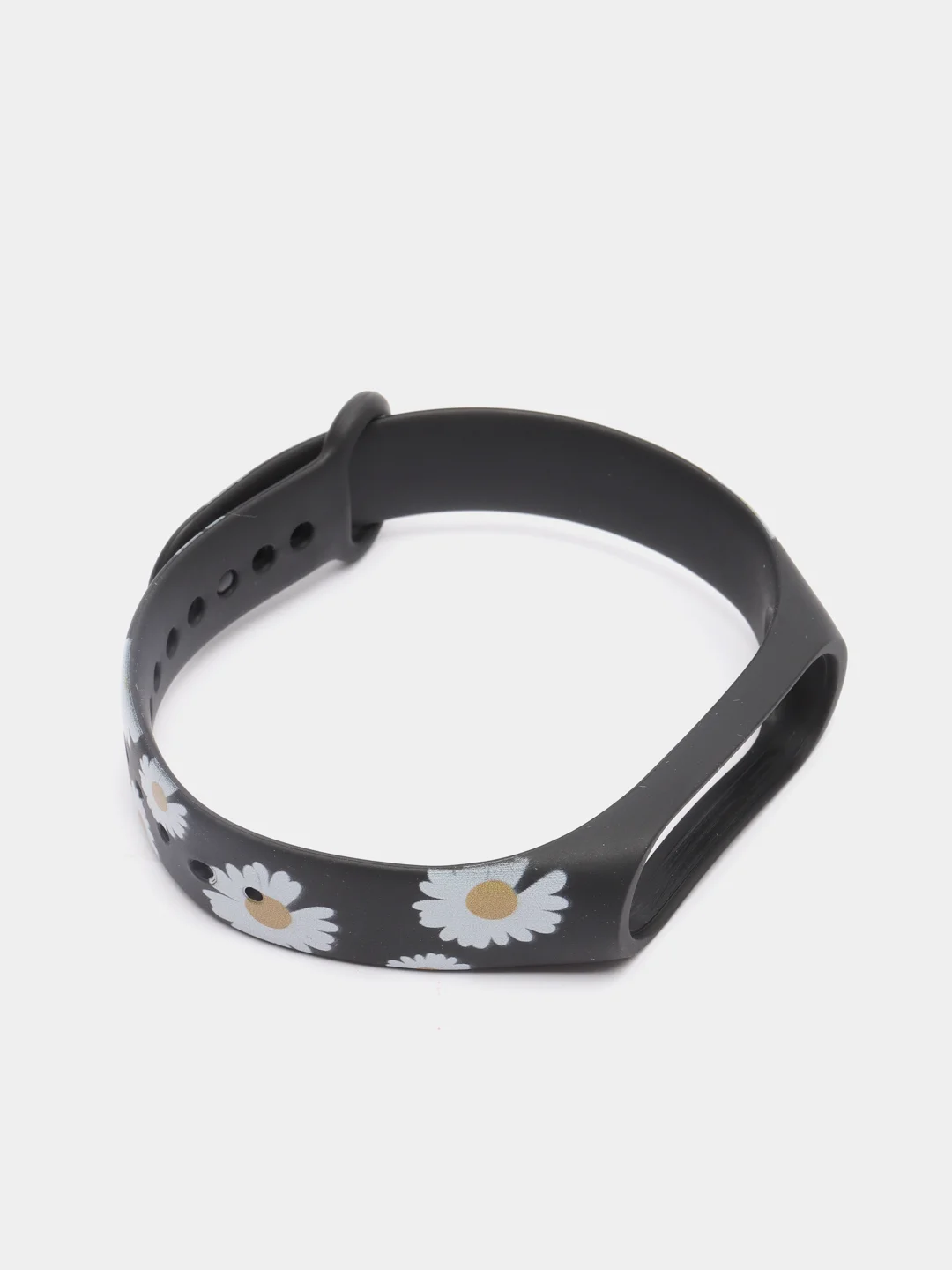 Серый силиконовый ремешок с принтом для Xiaomi Mi Band 7 / 3 / 4 / 5 / 6