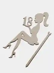 Топпер для юбилея, 18, 20, 25, 30 лет