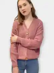 Бежевый кардиган женский, вязаный, короткий, oversize