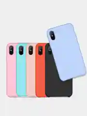 Силиконовый чехол iPhone XS Max, Silicone Case, с открытым низом