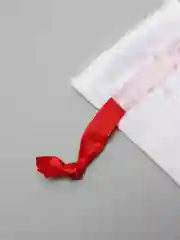 Белый атласный мешочек  7 х 9 см золотой / красный/ черный /белый