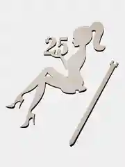 Топпер для юбилея, 18, 20, 25, 30 лет