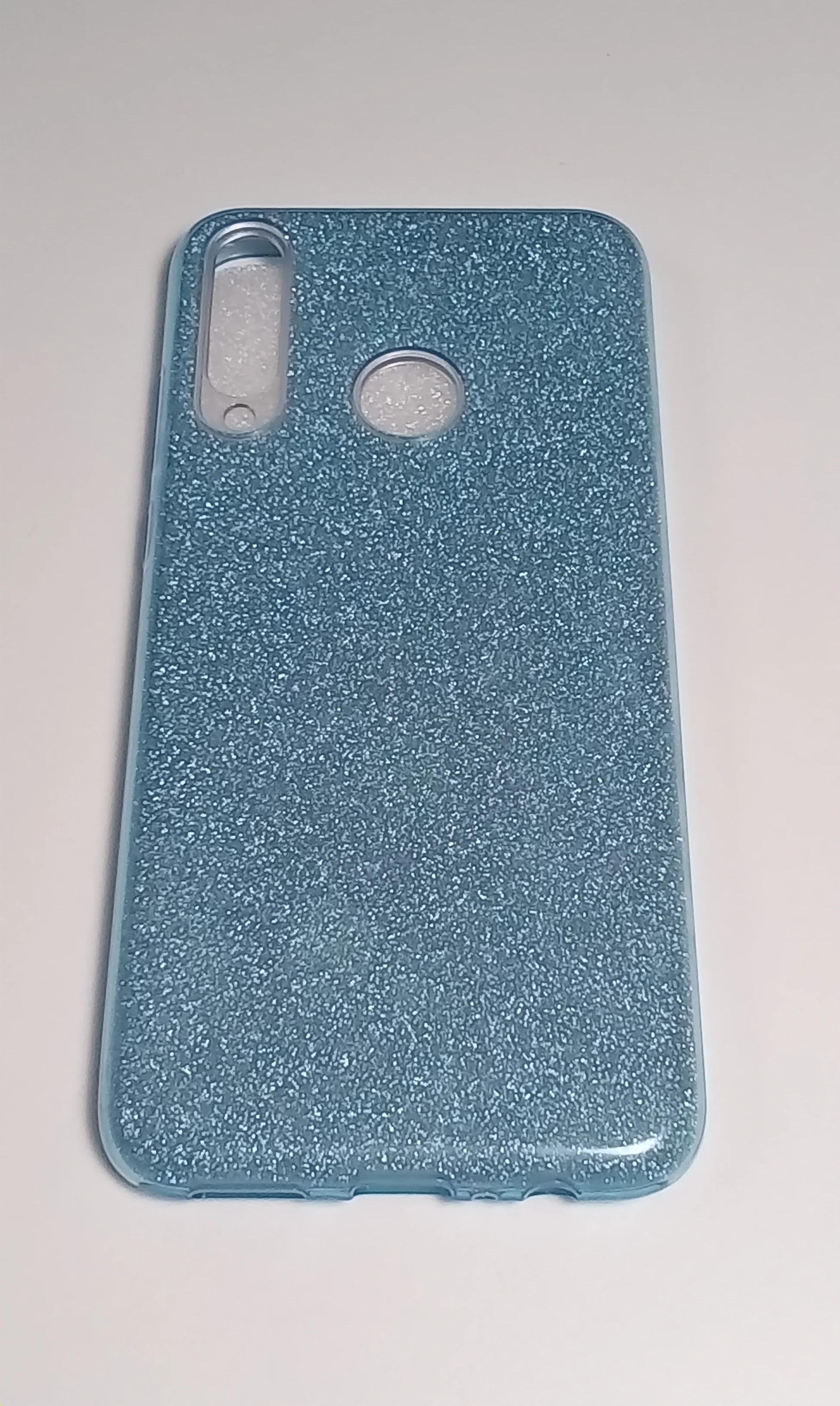 Голубой чехол блестящий Huawei HONOR 9C / P40 LITE E