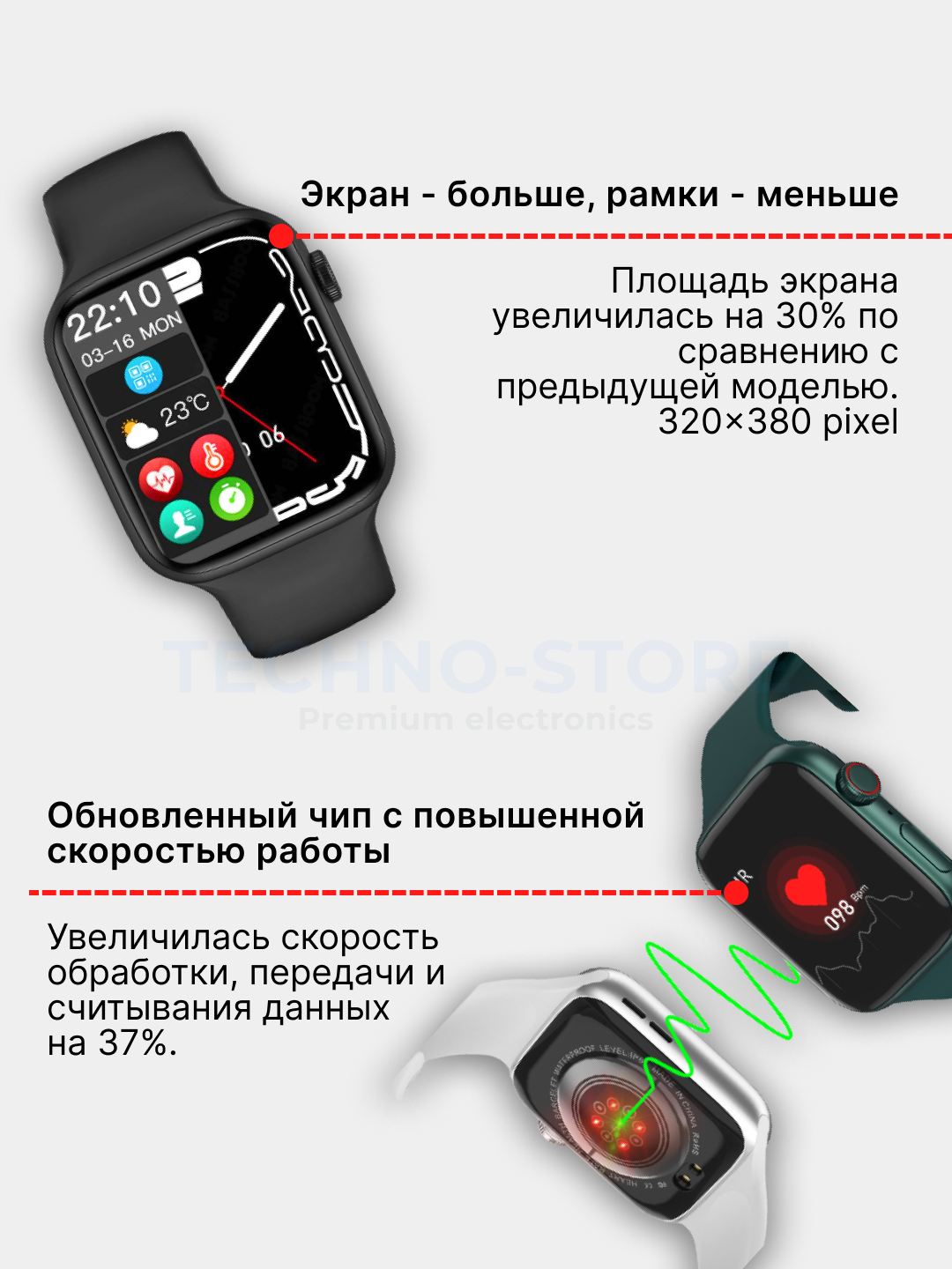 Умные смарт-фитнес часы Smart Watch X22 PRO купить по цене 1499 ₽ в  интернет-магазине Магнит Маркет