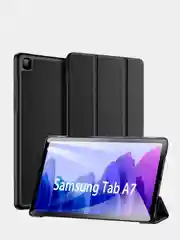 Черный чехол книжка для Samsung Tab A7 10.4 (2020) - SM-T500, SM-T505, автоблокировка экрана