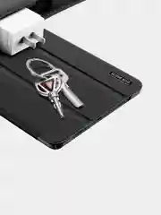 Черный чехол книжка для Samsung Tab A7 10.4 (2020) - SM-T500, SM-T505, автоблокировка экрана