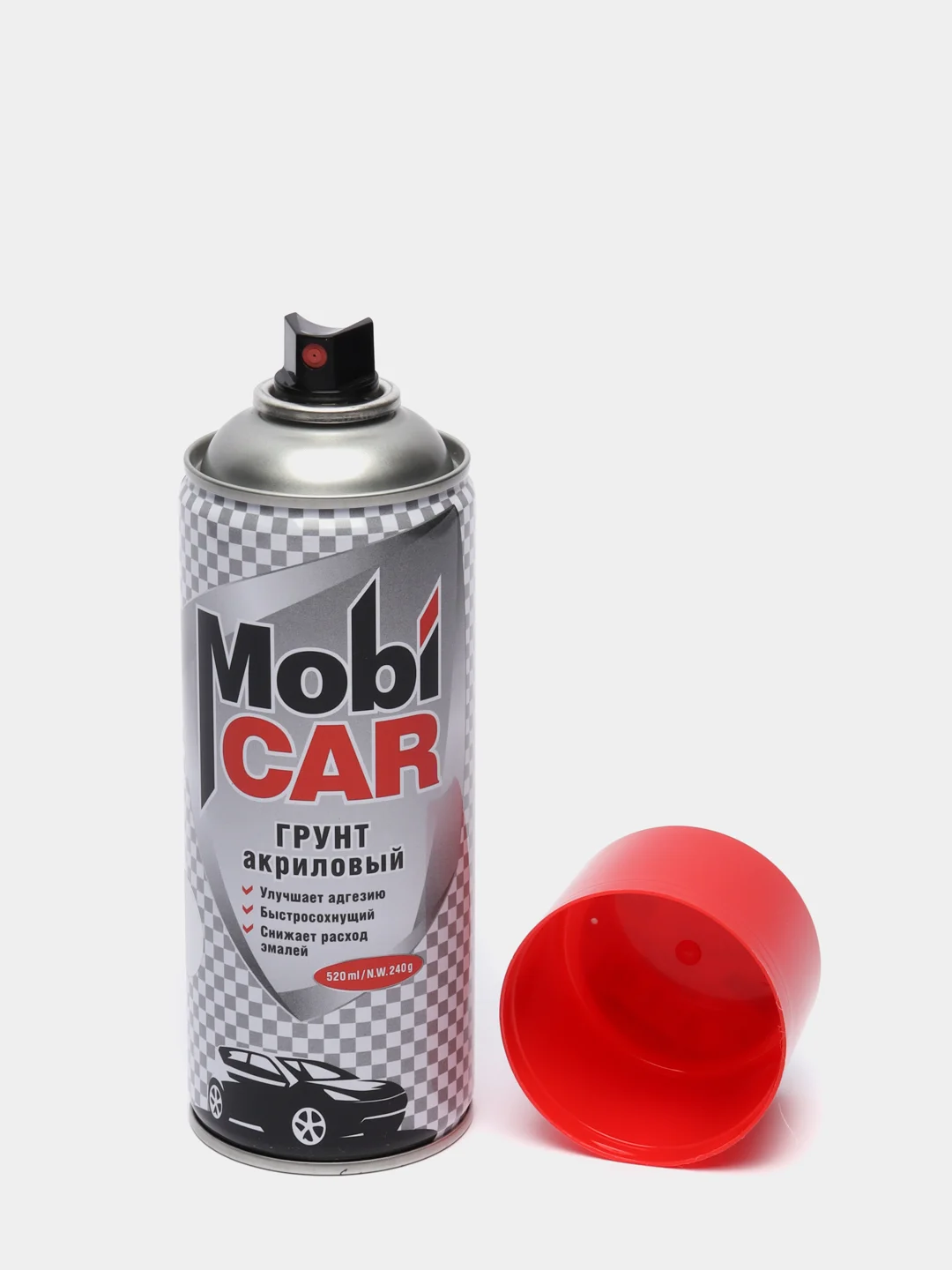 Белый грунт-спрей акриловый Mobicar, 520 мл