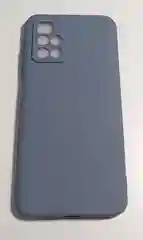 Синий меланж чехол с защитой камеры и бархатом внутри для REDMI 10