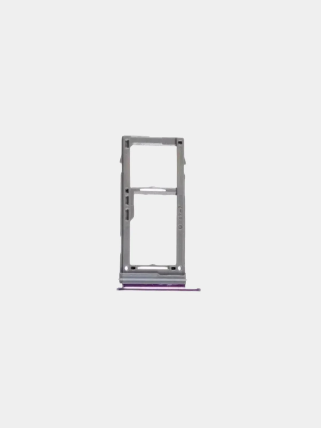 Фиолетовый держатель сим для Samsung G965 F Galaxy S9 Plus Single sim