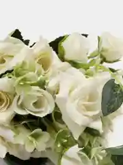 Белый искусственные цветы розы, пионы, камелии, букет