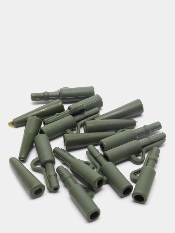 Безопасные клипсы с конусом фиксатором Lead Clip Clay, карпфишинг