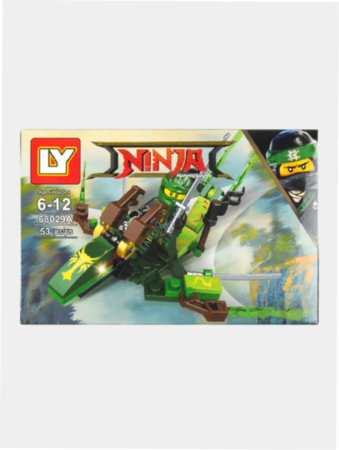 Зеленый конструктор ниндзяго ninjago чима
