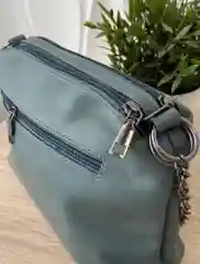 Зелёный хаки сумка женская из экокожи, кросс-боди, с плечевым ремнем и цепочкой