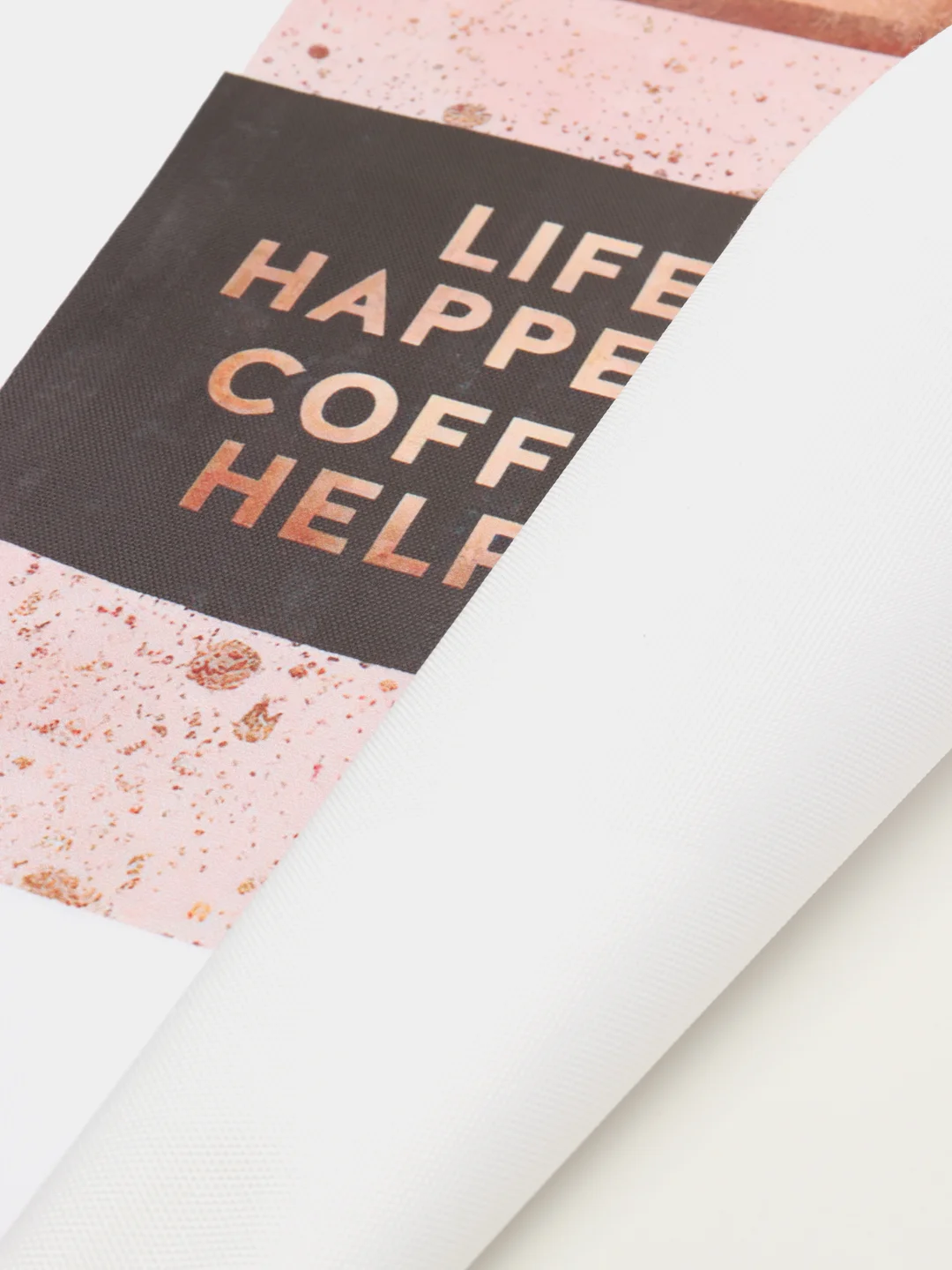 Коралловый постер на холсте 60х40 интерьерный для кухни "Coffee", в технике акварель