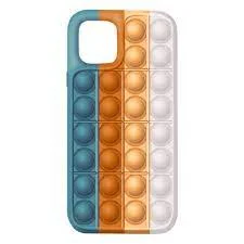 Пурпурный силиконовый чехол iPhone 11, Поп Ит