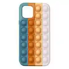 Пурпурный силиконовый чехол iPhone 11, Поп Ит