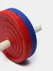 Красный ролик гимнастический со смещенным центром/для фитнеса